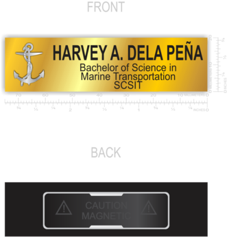 Bsmt-bachelor Of Science In Marine Transportation Nameplate - Display Device (600x600), Png Download