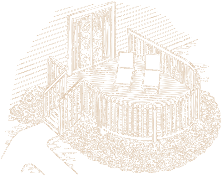 Composite Deck & Porch Construction In Hampton Roads - Illustration (821x728), Png Download