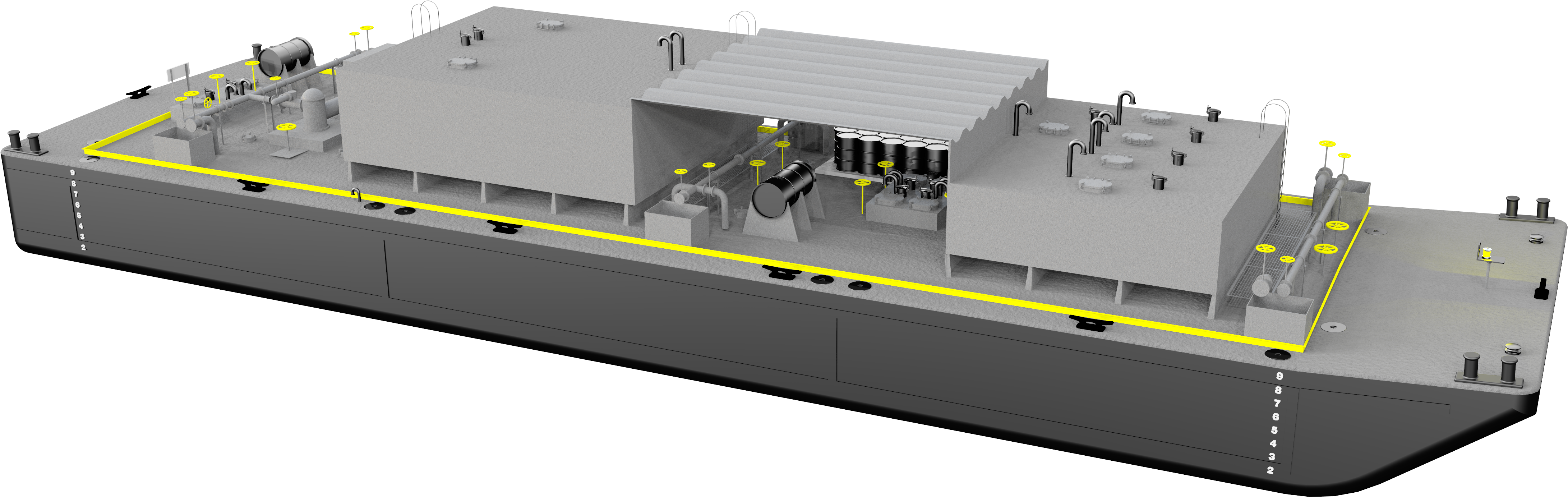 0269-002 Bow Perspective No Bp Clear Bg - Feeder Ship (4962x2482), Png Download
