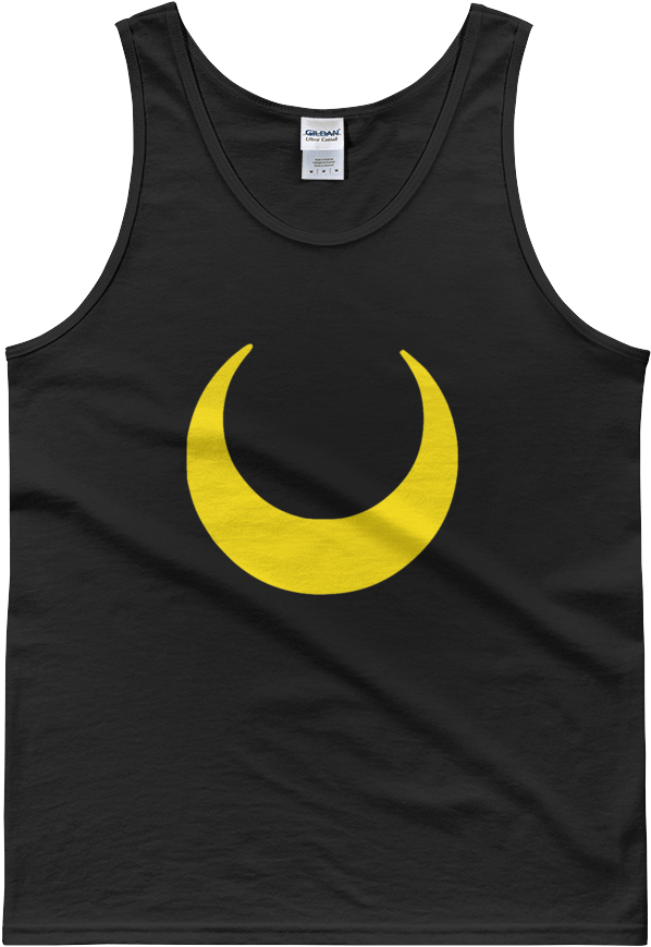 Men's Sailor Moon Crescent Moon Tank Top - Shirt (1000x1000), Png Download