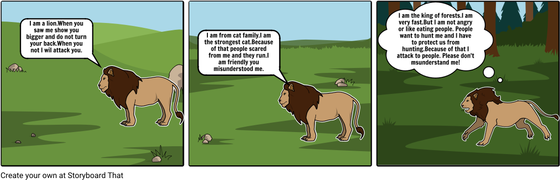 Emirberkhayaloglu Lion - Cartoon (1164x385), Png Download