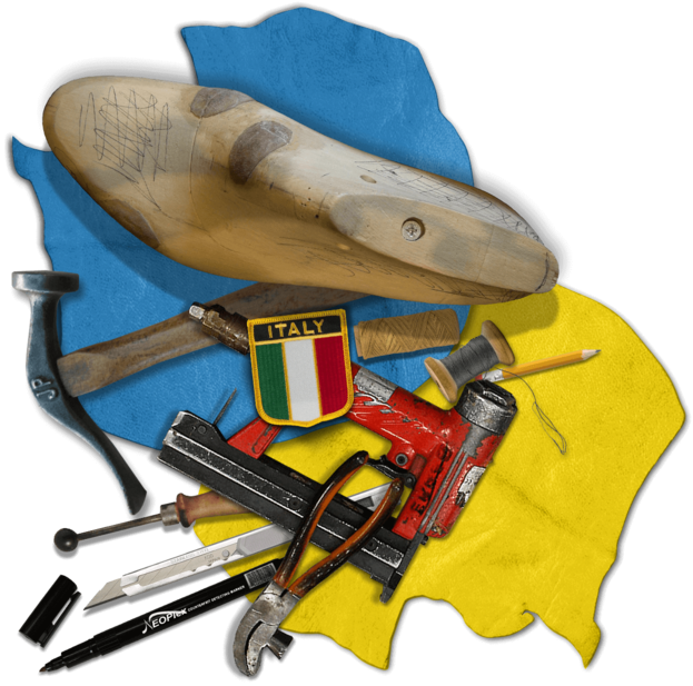 All Custom Shoes Are Handmade By Master Italian Craftsman - Metalworking Hand Tool (623x617), Png Download