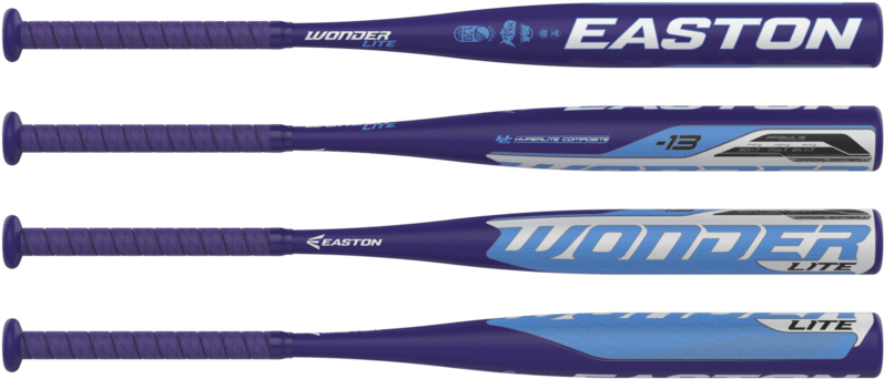 2019 Easton Wonderlite -13 Fastpitch Softball Bat - Baseball Bat (1119x700), Png Download