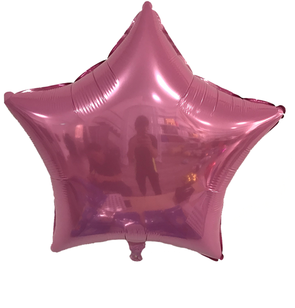 24 Inch Pink Star - Inflatable (810x888), Png Download