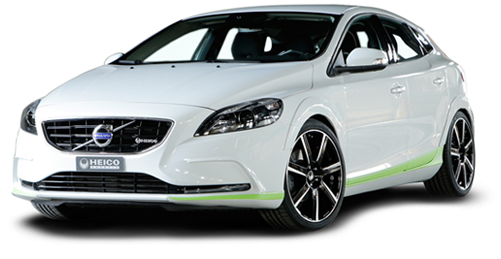 Volvo V40/v40cc - Volvo V40 White Png (1455x300), Png Download