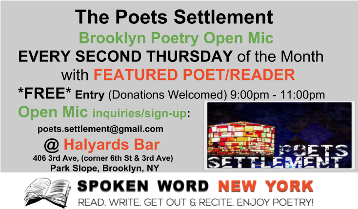 The Poets Settlement Brooklyn Poetry Open Mic Series - Online Advertising (953x722), Png Download