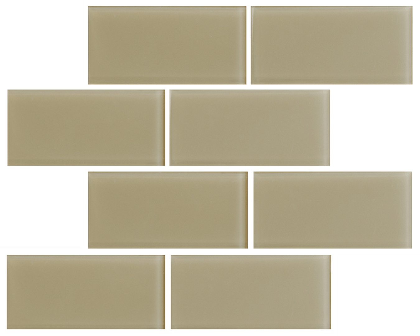 Crystal 3 X 6 Subway Tiles Sand Dollar - Tile (1350x1080), Png Download