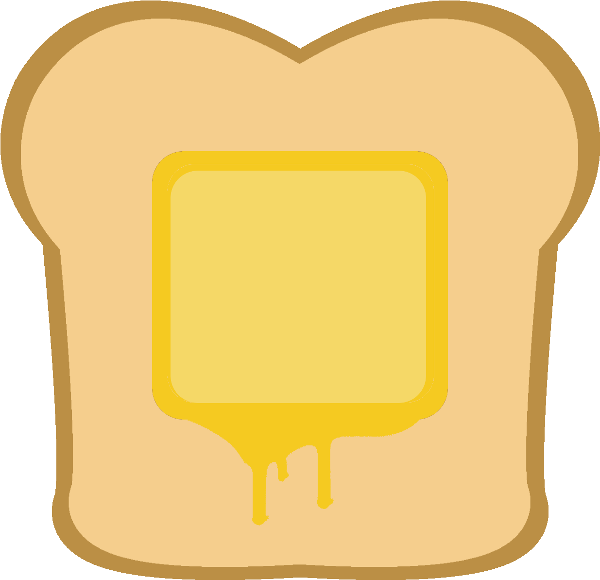 Banner Freeuse Buttered Toast Free On Dumielauxepices - Buttered Toast Clipart (1234x1278), Png Download