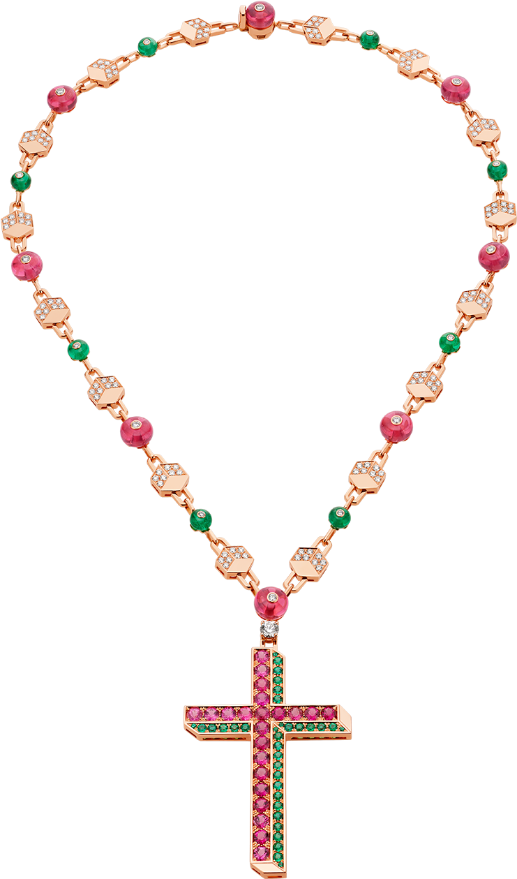 Andy Warhol Necklace Necklace Rose Gold Pink - Bvlgari Andy Warhol (1800x1405), Png Download