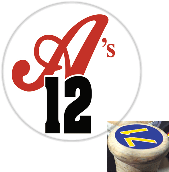 Baseball & Softball Bat Decals - Emblem (650x650), Png Download