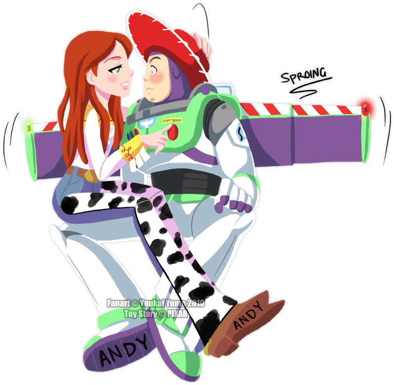 Press Question Mark To See Available Shortcut Keys - Toy Story Jessie X Buzz (873x800), Png Download