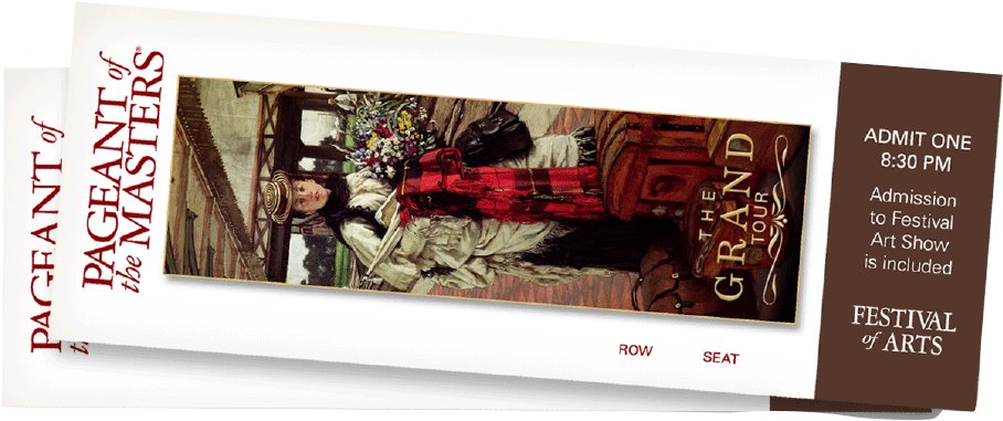 Win A Pair Of Pageant Tickets - 2017 Pageant Of The Masters (911x391), Png Download