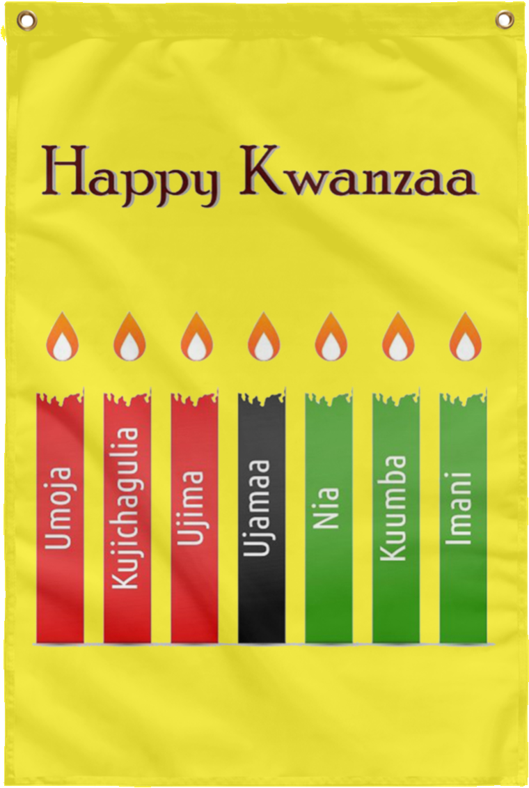 Happy Kwanzaa 7 Principles Wall Flag - Happy Kwanzaa Principles (1155x1155), Png Download