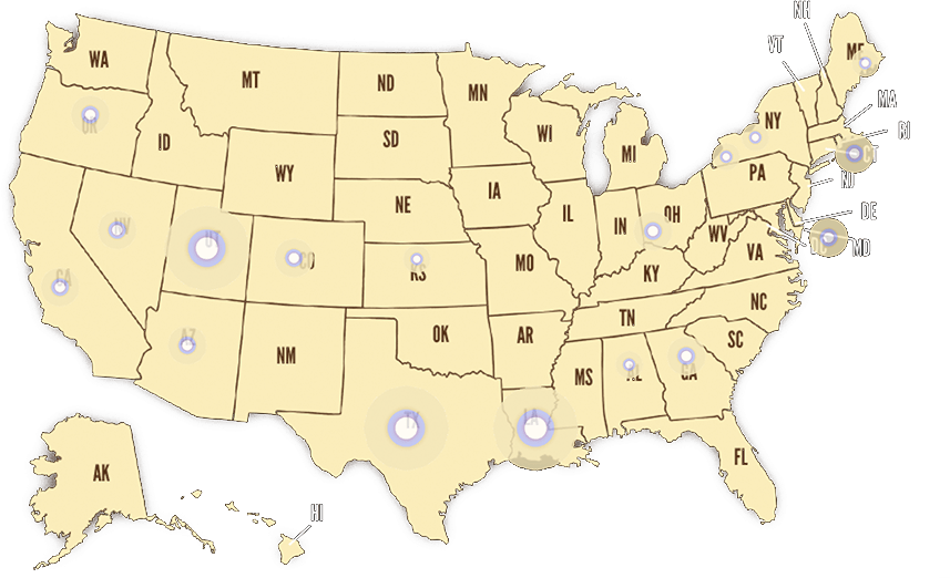 Become An Advocate - Map Of United States Reservations (857x522), Png Download