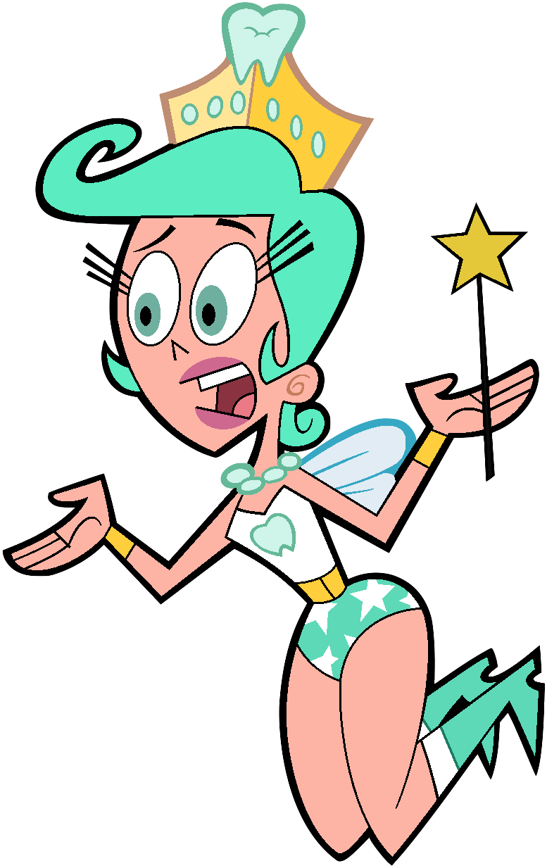 The Tooth Fairy - Cartoon (777x1233), Png Download