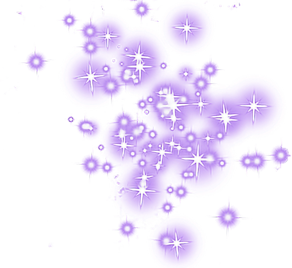 Sparkle Sticker - Purple Sparkles Transparent Background (1024x940), Png Download