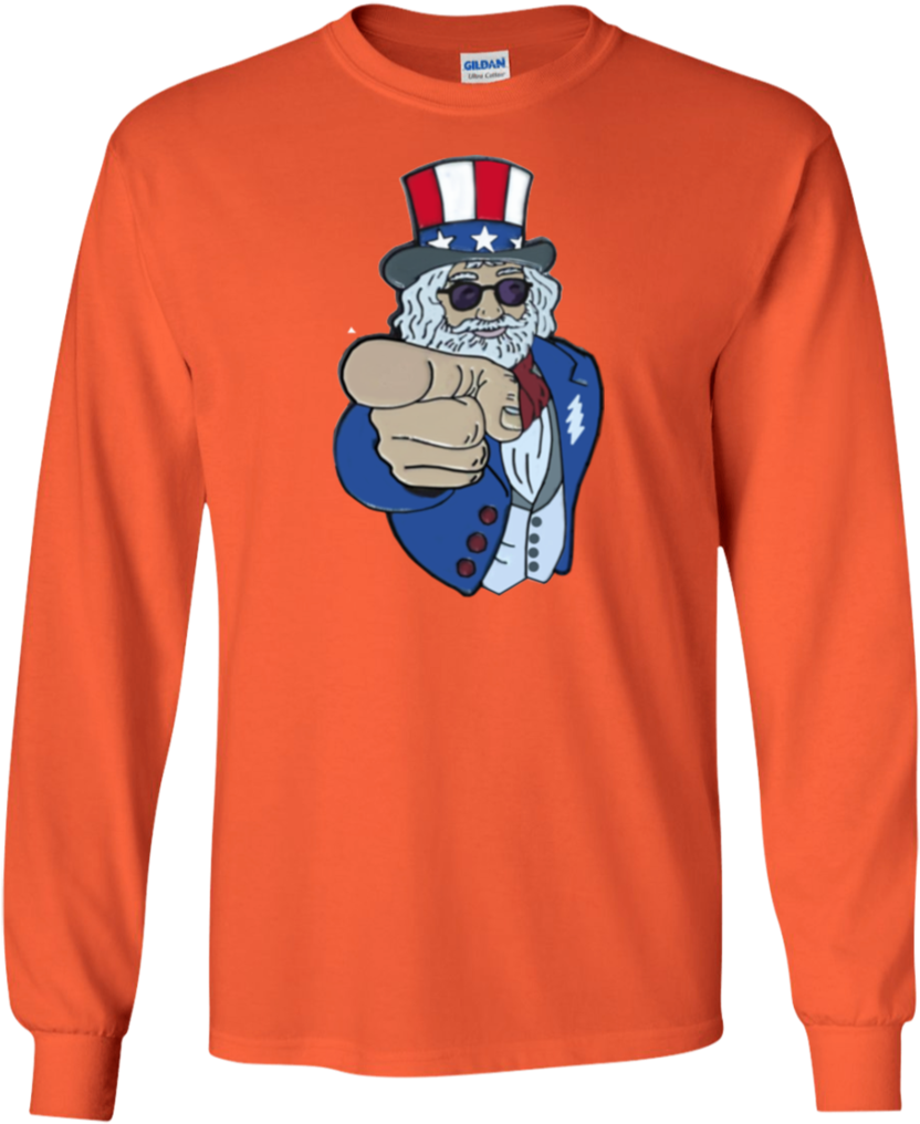 Uncle Wants You Long Sleeve Ultra Cotton T-shirt - Shirt (1024x1024), Png Download