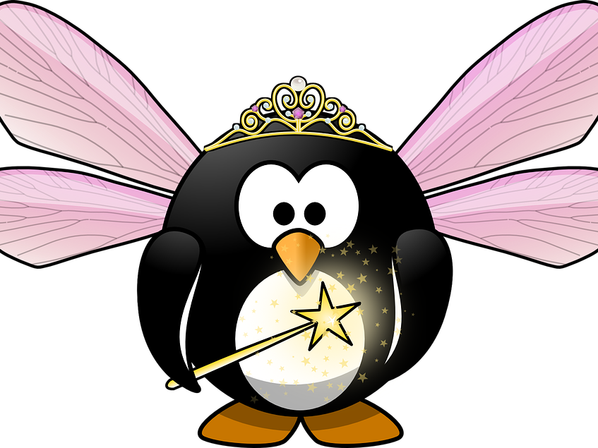 Quiz On The Troublesome Toothfairy By Sandi Toksvig - Penguin Fairy (847x635), Png Download