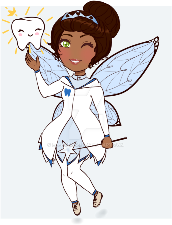 Blue Tooth Fairy - Fairy (816x979), Png Download