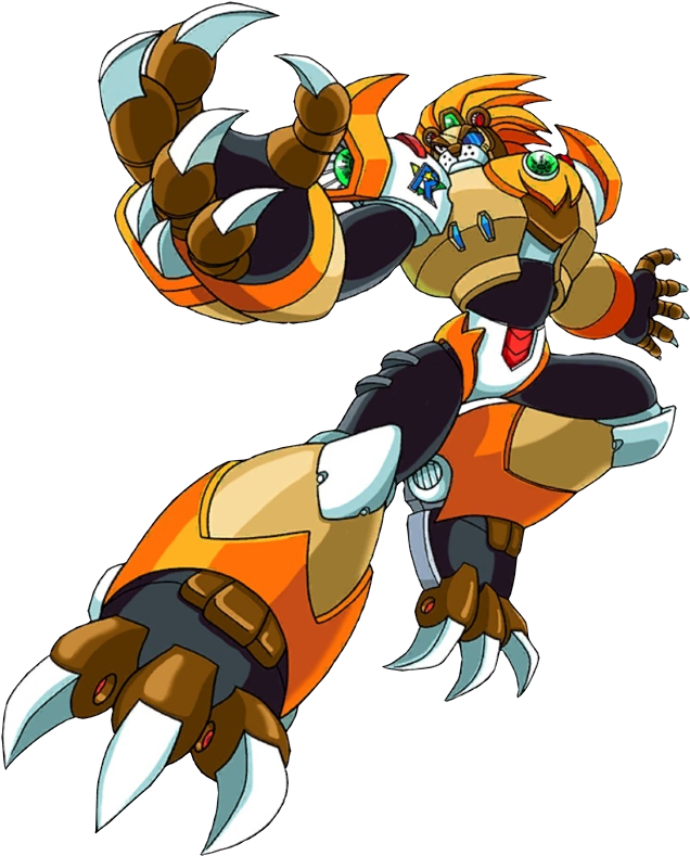 Slash Beast "steel King Of Destruction" - Megaman X4 Slash Beast (640x800), Png Download