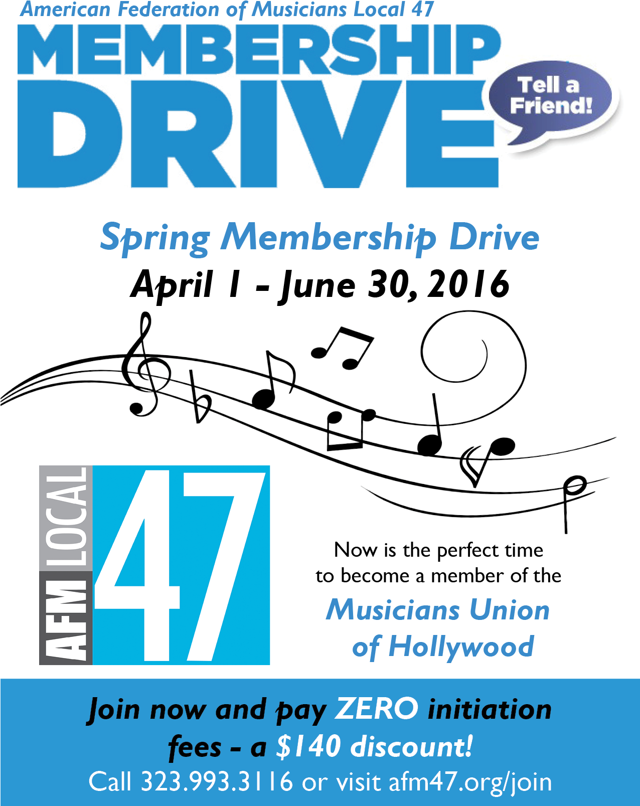 Afm Local 47 (1275x1650), Png Download