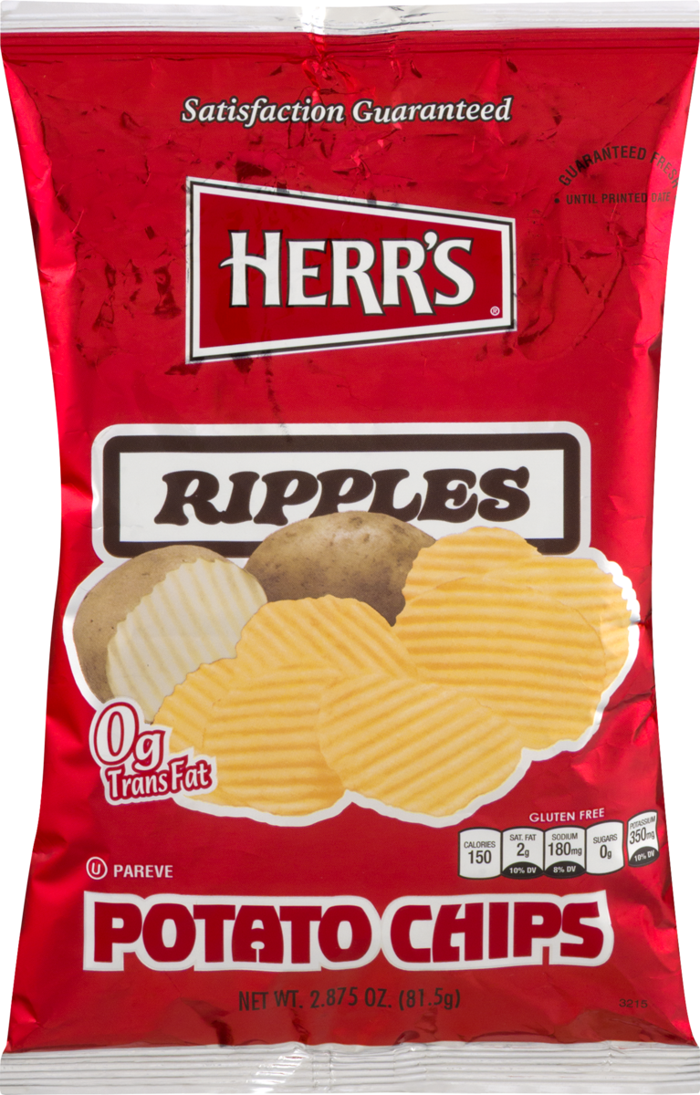 Herr's Chips (767x1200), Png Download