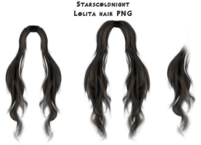 Hair Strands Png - Anime Long Hair Png (700x520), Png Download