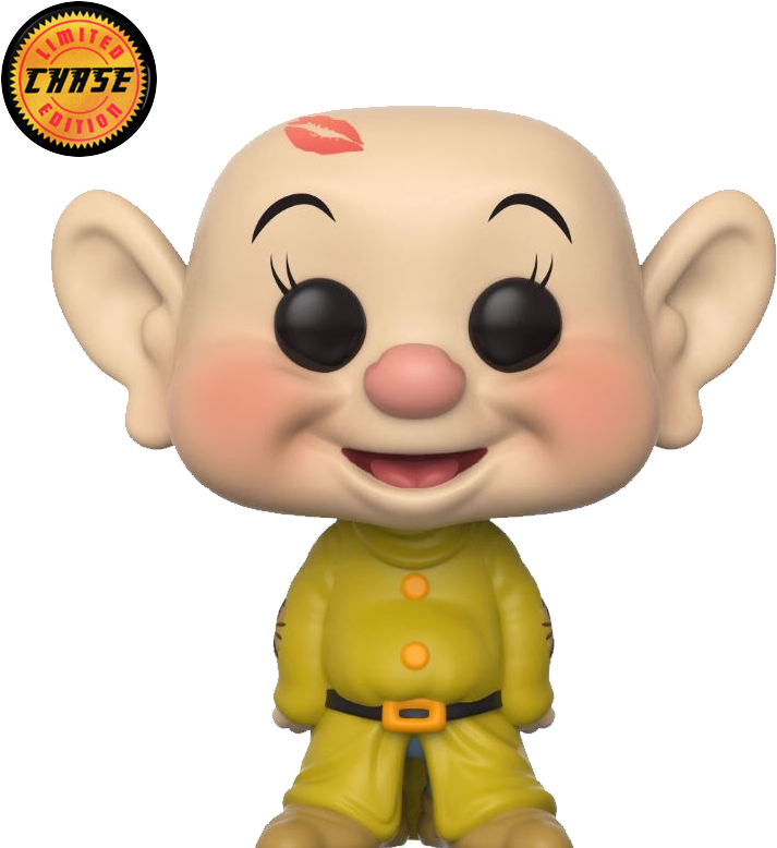 Vinyl Snow White And The Seven Dwarfs - Dopey (800x800), Png Download