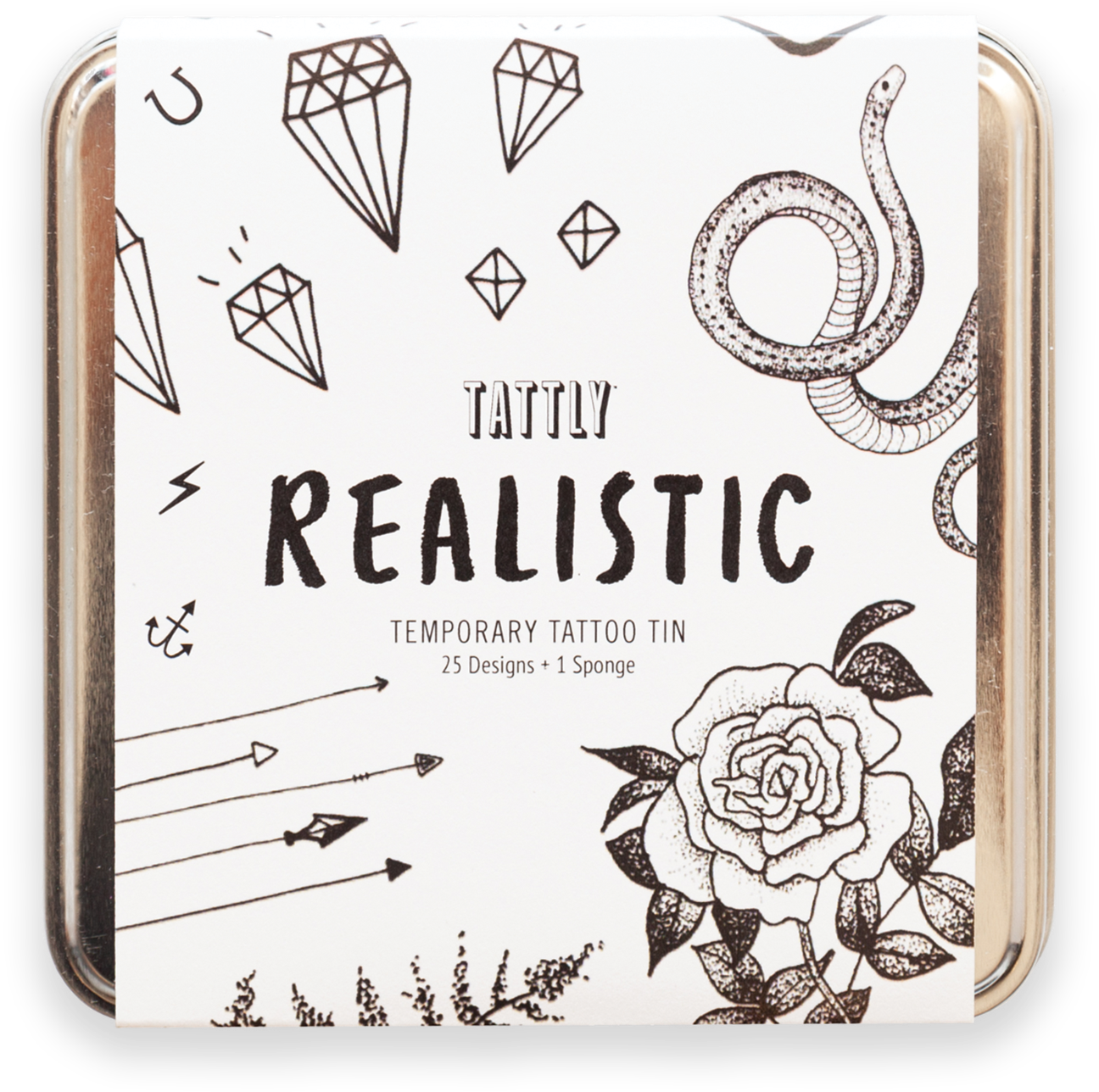 Realistic Tattly Tin - Illustration (2048x2048), Png Download