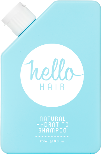 Hello Hair Natural Hydrating Shampoo 200ml - Hello Hair Natural Hydrating Shampoo (562x600), Png Download