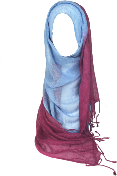 Linen - Scarf (492x703), Png Download