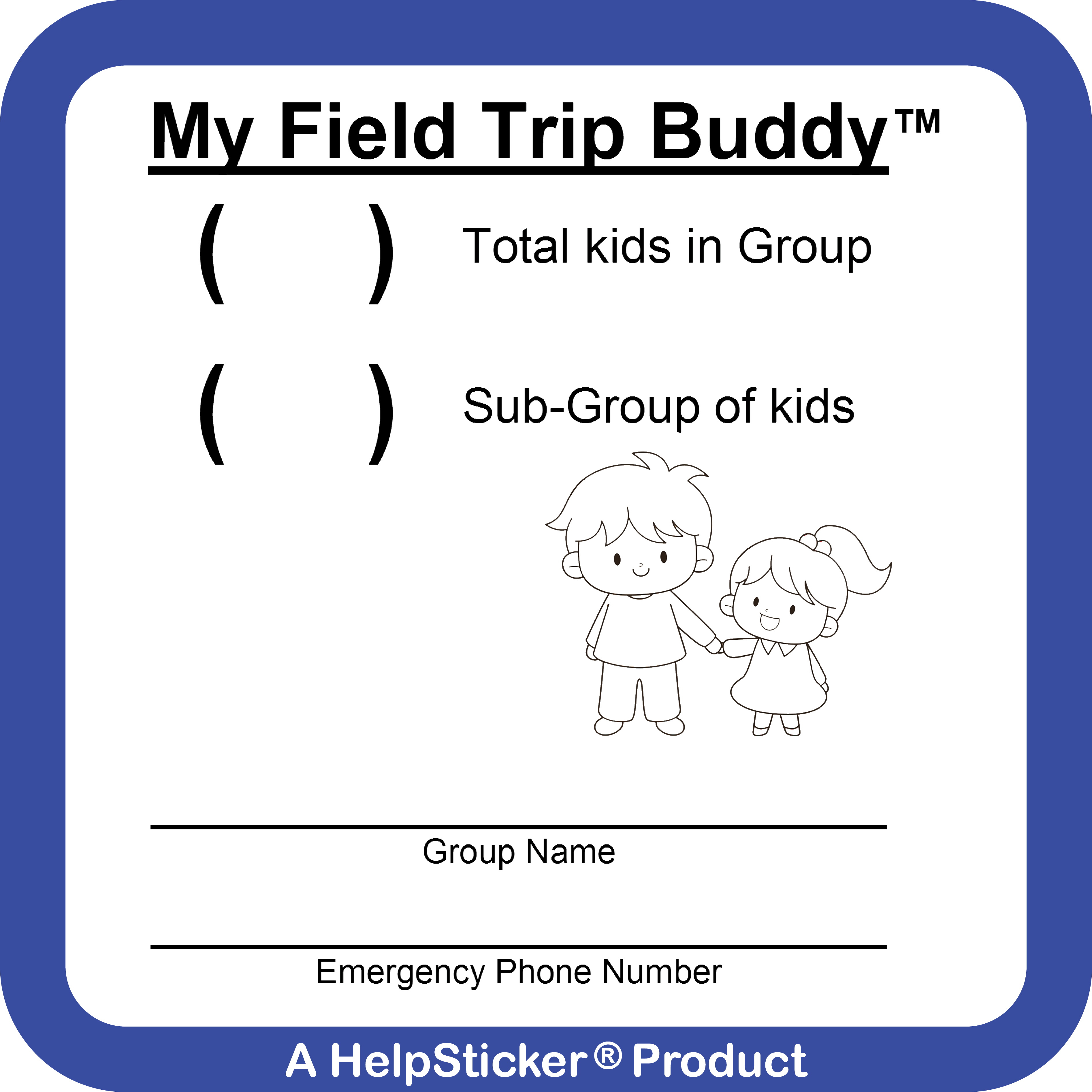 Field Trip Buddy - Cartoon (3788x3788), Png Download