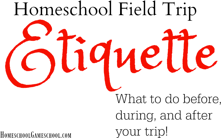 Homeschool Field Trip Etiquette - Calligraphy (802x484), Png Download