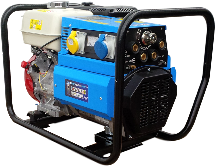 Genset Mpm 5/225 Petrol Welder Generator - Electric Generator (1000x714), Png Download