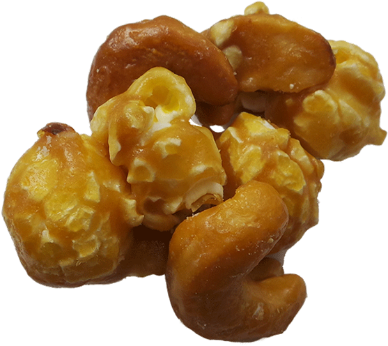 Caramel Cashew - Caramel Corn (600x554), Png Download