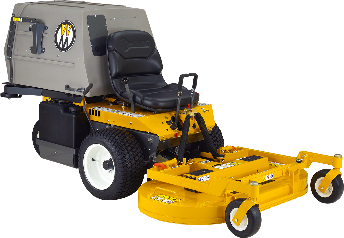 Walker - Walker 52 Inch Mower (1600x985), Png Download