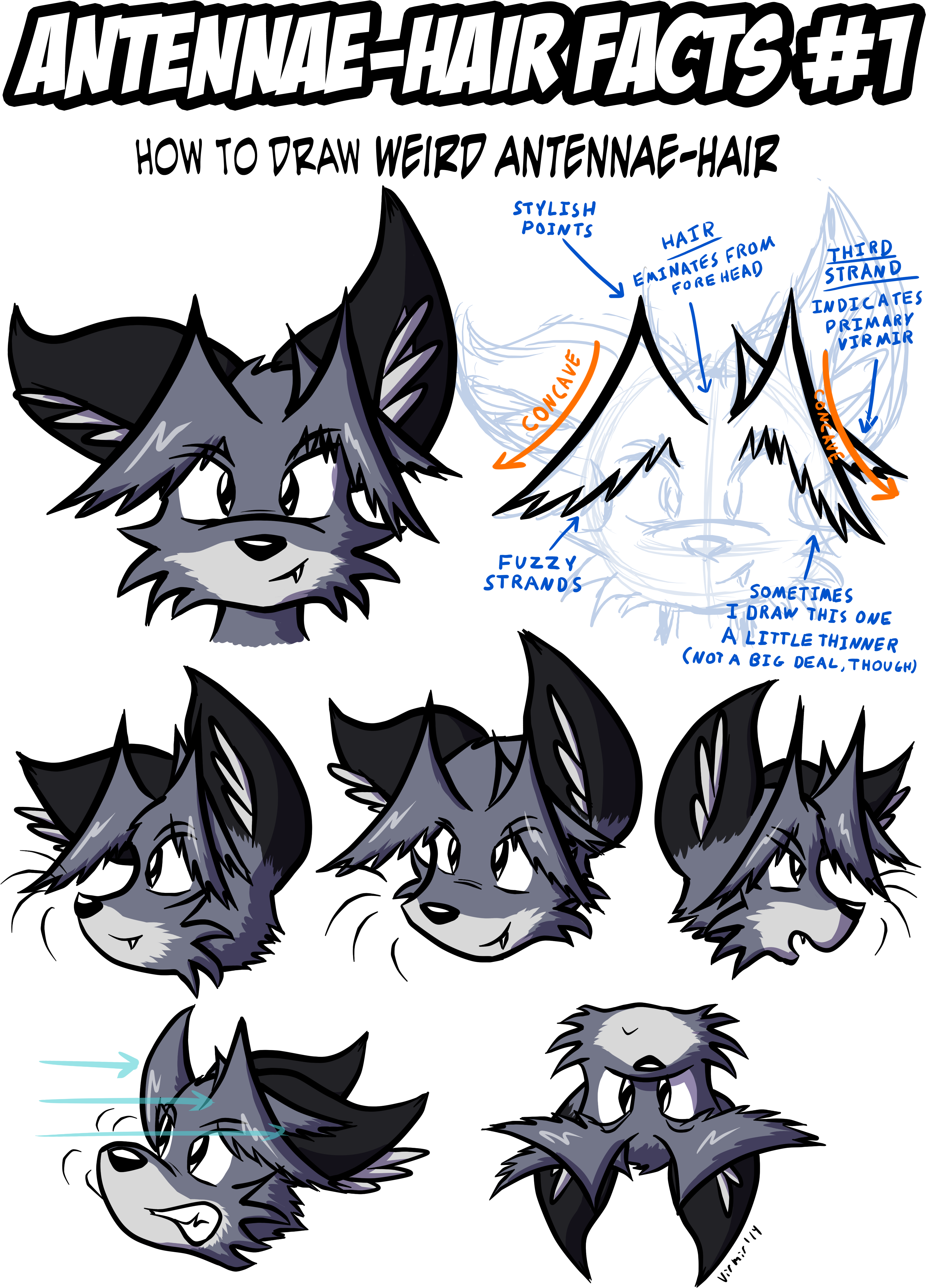 Antennae-hair Facts - Hair Antennae (3500x5000), Png Download