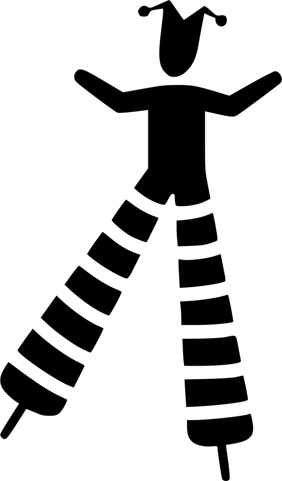 Png File - Stilt Walkers Clipart Png (576x980), Png Download
