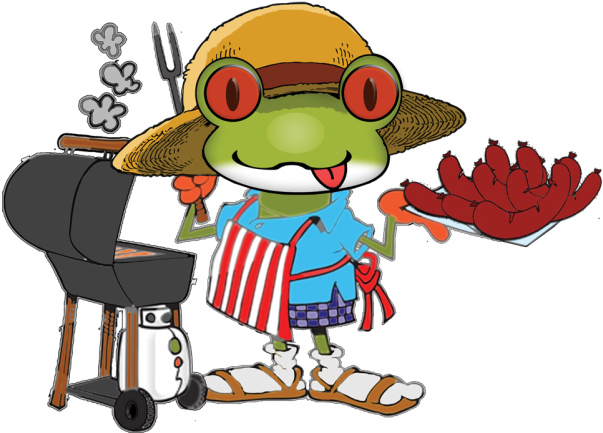 Grill Clipart Sizzle - Png Sausage Sizzle Clip Art (624x624), Png Download