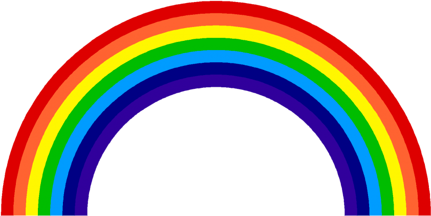 Free Png Download Rainbow Transparent Png Images Background - Real Colours Of The Rainbow (850x430), Png Download