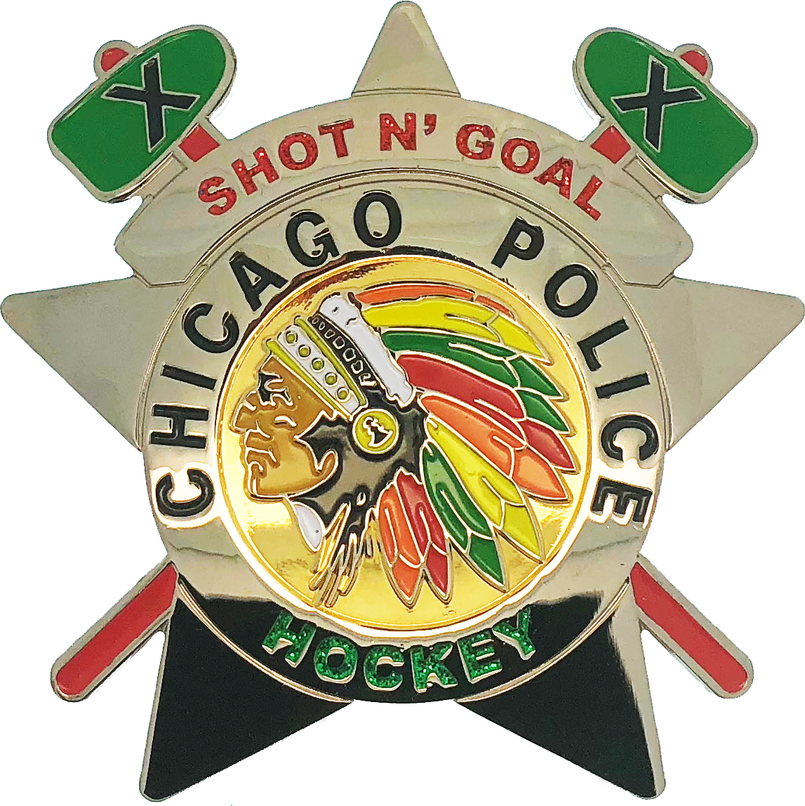 Chicago Police Star Badge - Badge (1147x1148), Png Download