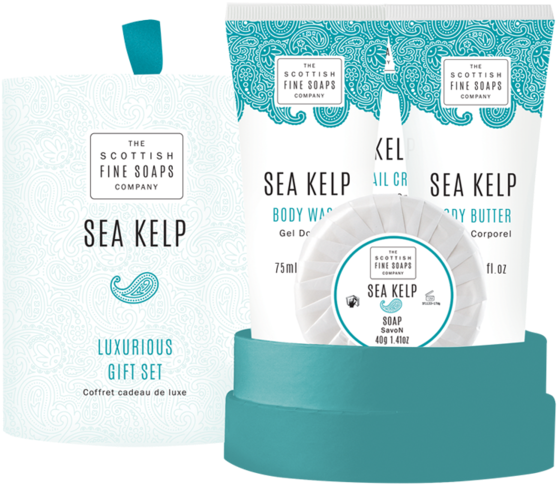 Scottish Fine Soaps Sea Kelp Luxurious Gift Set - Scottish Fine Soaps (600x600), Png Download