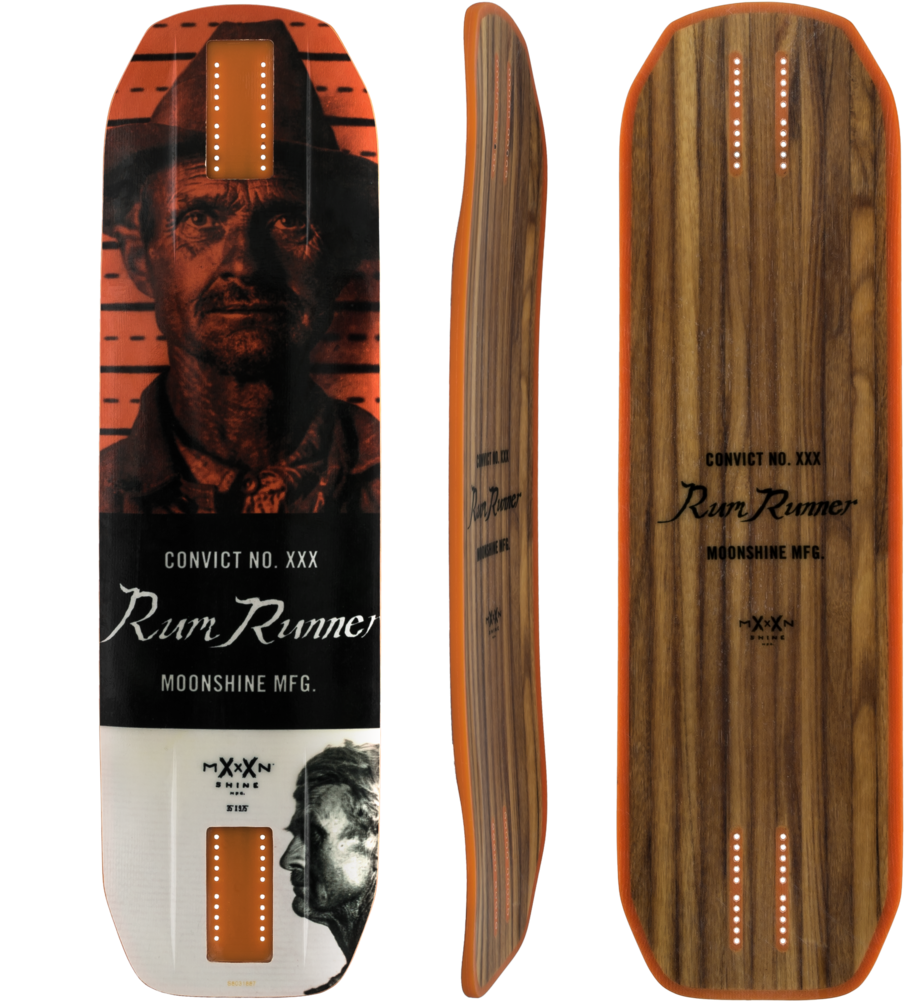 Moonshine Mfg 2018 Rum Runner Longboard Skateboard - Longboard Skateboard Longboard Pics Chill (1000x1000), Png Download