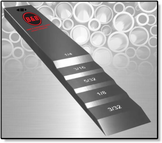 B&b Pipe Tools 2131 Stepped Pipe Wedge - Pipe Wedge (600x535), Png Download