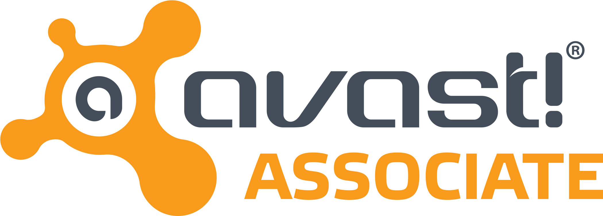 1260689 Avast Associate Logo - Avast Antivirus (2500x1078), Png Download