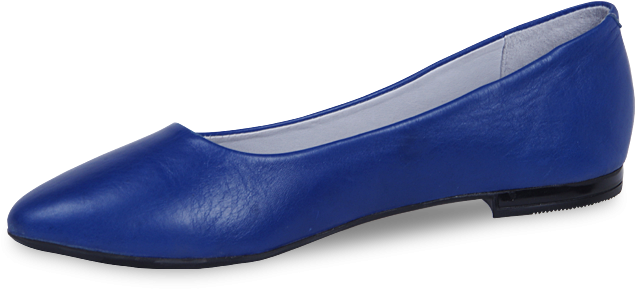 Dark Blue Lady Ballerina Flats Снимка - Ballet Flat (715x514), Png Download