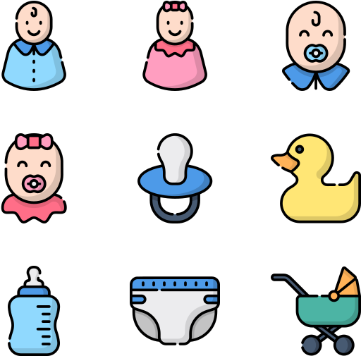 Baby & Toys (600x564), Png Download
