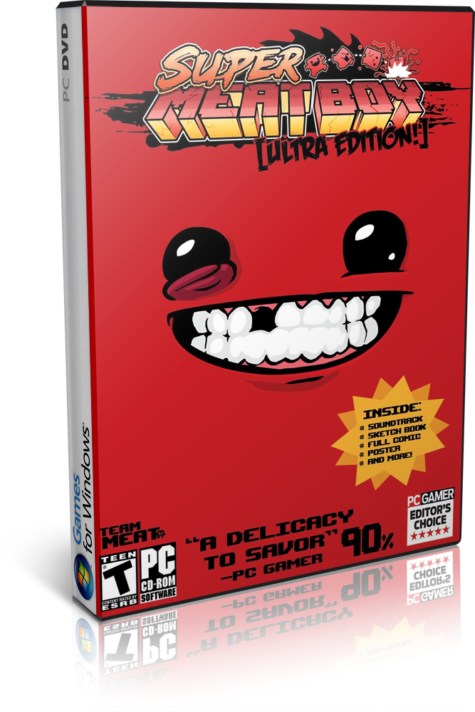 Super Meat Boy Multilenguaje (pc-game) - Super Meat Boy Switch (667x1000), Png Download