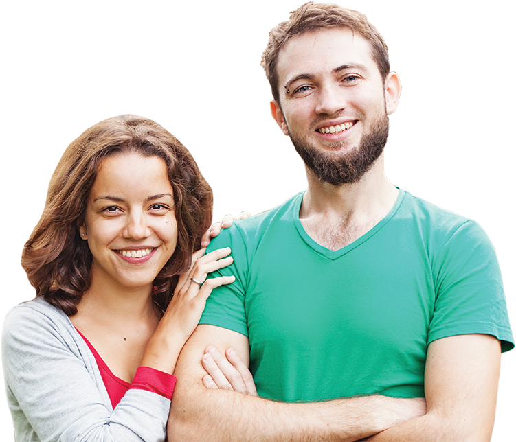 Istock 53621996 Large-couple - Entrepreneur Couple Png (800x691), Png Download