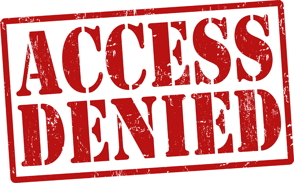 Access rejected